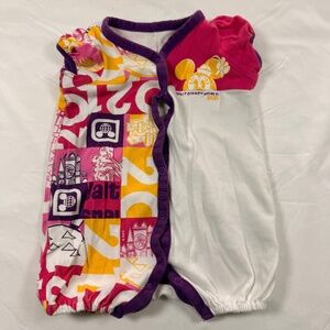 Walt Disney World 2021 Minnie Mouse Baby Girl One-Pc Romper 6M
